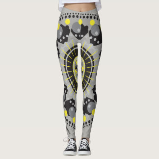 Black and Yellow Leggings