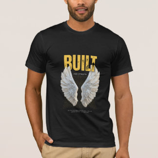 Black and Yellow Modern Streetwear T-Shirt