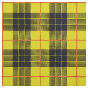Black and yellow plaid fabric