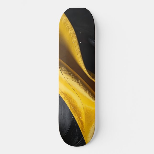 black and yellow skateboard (Front)