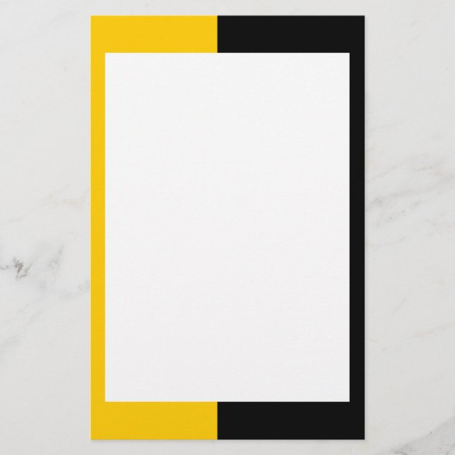 Black and Yellow Stationery (Front)