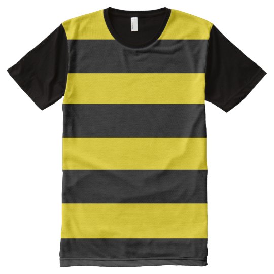 cartoon characters black and yellow striped shirts