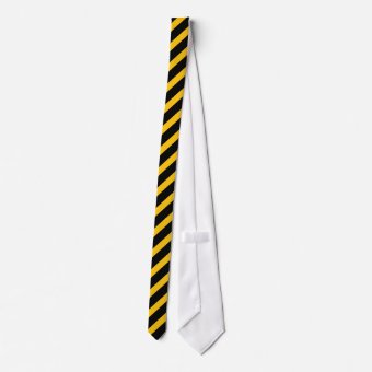 Black and Yellow Stripes Tie | Zazzle