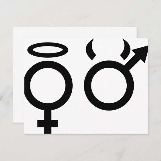 black angel and devil icon (Front/Back)