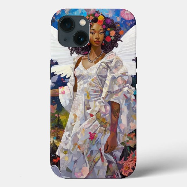 Black Angel Fantasy Art Case-Mate iPhone Case (Back)