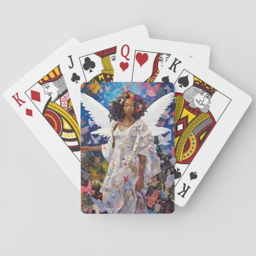 Black Angel Fantasy Art Playing Cards