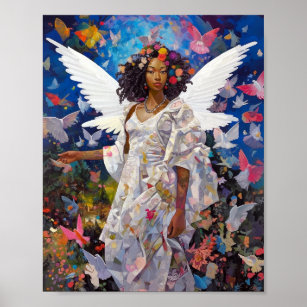 african american angel art prints