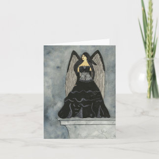 Black Angel Notecard