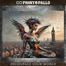 Black angel over London