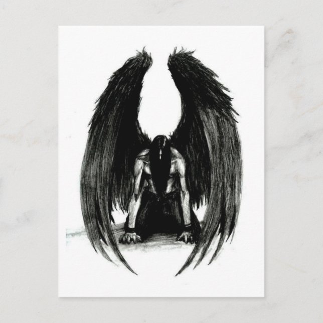 Black Angel postcard (Front)