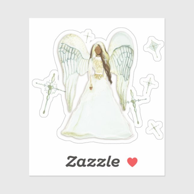 Black Angel Sticker (Sheet)