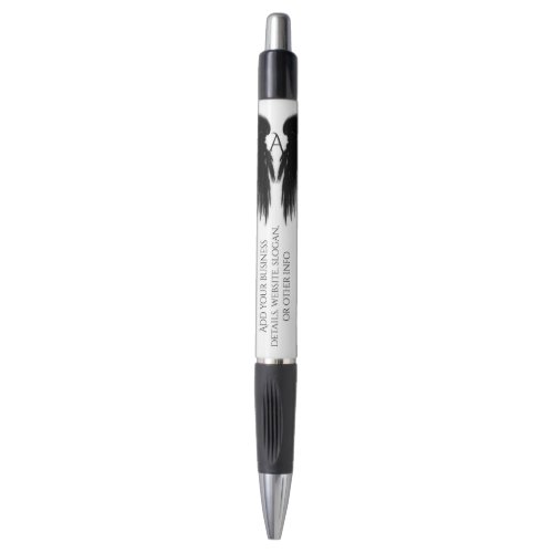 BLACK ANGEL WINGS Monogram Pen