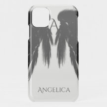 BLACK ANGEL WINGS Monogram