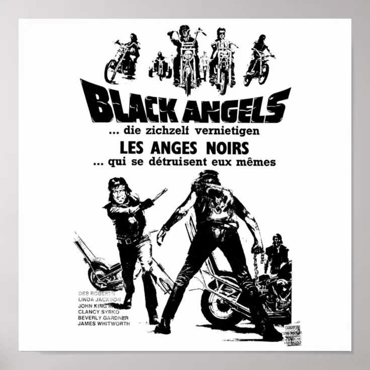 Black Angels Poster | Zazzle