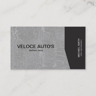 Black Angle / Gray Marbled Business Card