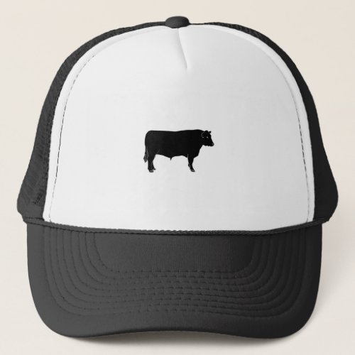 Black Angus Bull Trucker Hat
