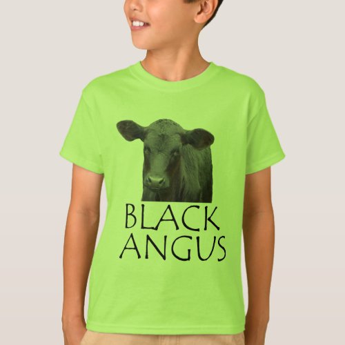 Black Angus Cow T_Shirt