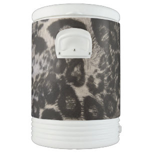 BLACK ANIMAL PRINT COOLER