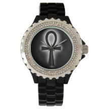 Black Ankh Watch by DAP Apparel