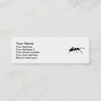 Black ant mini business card