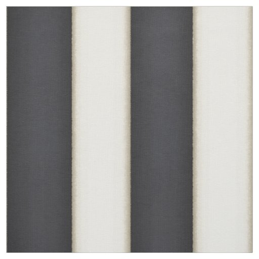 Black & Antique White Victorian Stripes Fabric