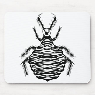 Black antlion mouse pad