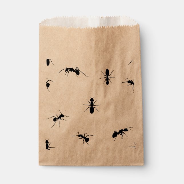 black ants  favor bag (Front)