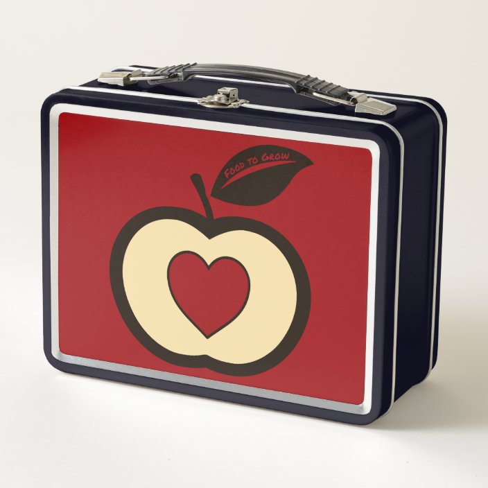 black and red lunch box