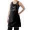 Black apron for hair salon stylist or barber shop