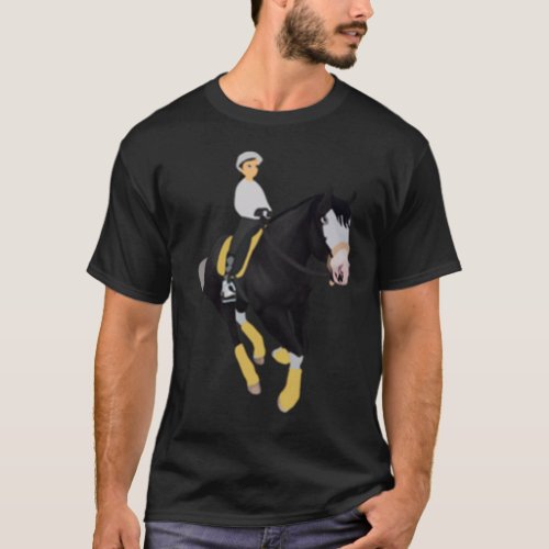 Black AQH Star Stable Horse   T_Shirt