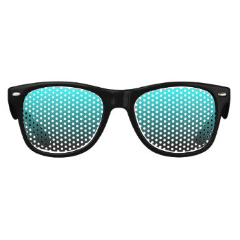 Black Aqua Ombre Kids Sunglasses by cliffviewgraphics at Zazzle