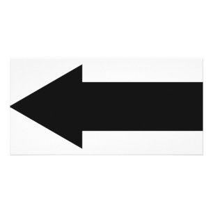 black arrow left icon card