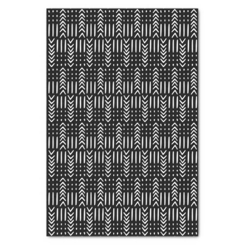 Black Arrow Mud Cloth Tissue Paper