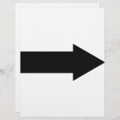 black arrow right icon (Front/Back)
