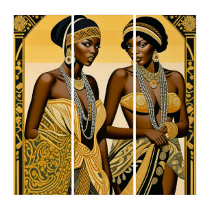 Black Art Deco Beauties Roaring 1920s and 1930s