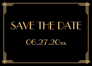 gatsby save the date
