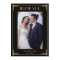 Black Art Deco Great Gatsby Wedding Thank You Card