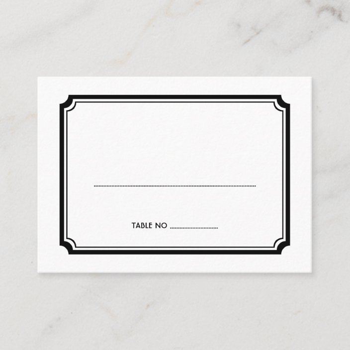 guest seating cards