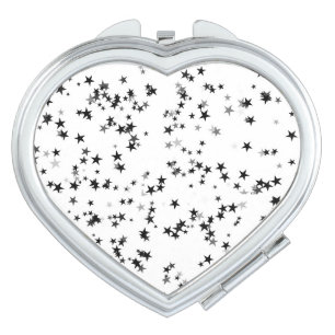 Black Art Desing Grunge Esthetics Gothic Rock Compact Mirror