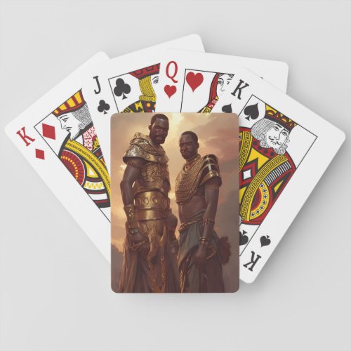 Black art Pair of kings Poker Cards