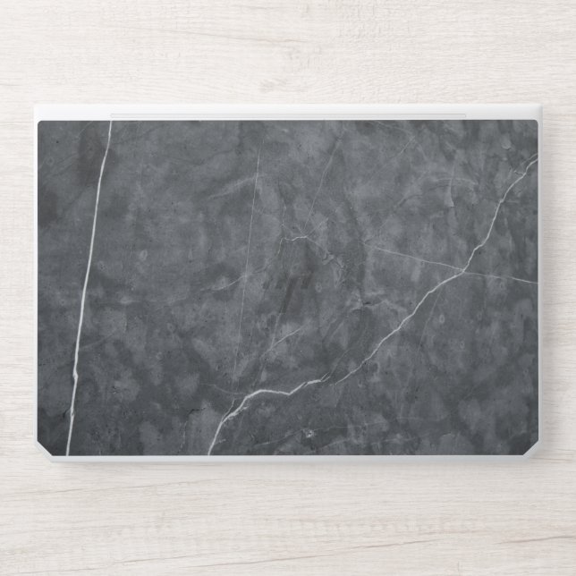 Black ashe stone  agate marble Sparkle new HP Laptop Skin (Front)