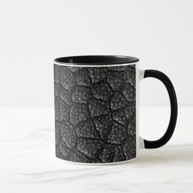 Black Asphalt Design Mug (Right)