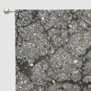 Black Asphalt Street Paving Cement Blackout Curtains