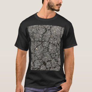 Black Asphalt Street Paving Cement T-Shirt