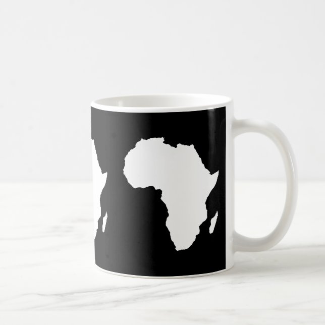 Black Audacious Africa Coffee Mug (Right)