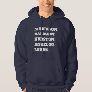Black Authors Name Stack Hoodie | Iconic African A