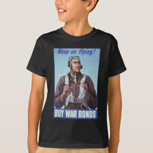 Black Aviators: U.S. WW2 Military Fighting Service T-Shirt