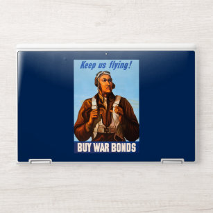 Black Aviators US Fighter Pilots of WW2  HP Laptop Skin