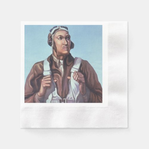 Black Aviators US Military Fighter Pilots Napkins