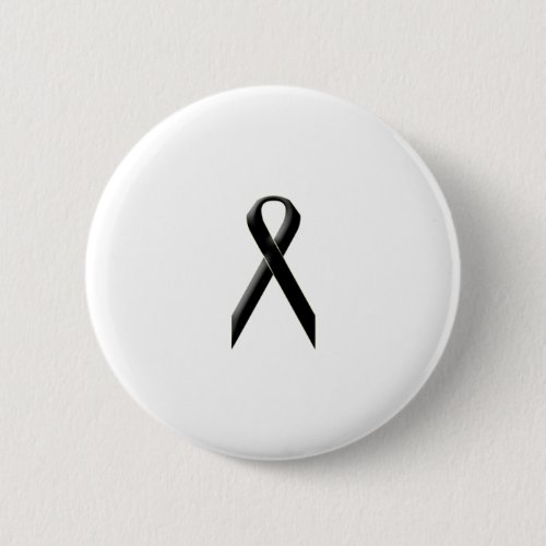 Black awareness ribbon button